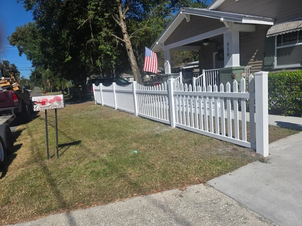Affordable lawn mowing service with custom design in Brandon, FL by BamCo Fence