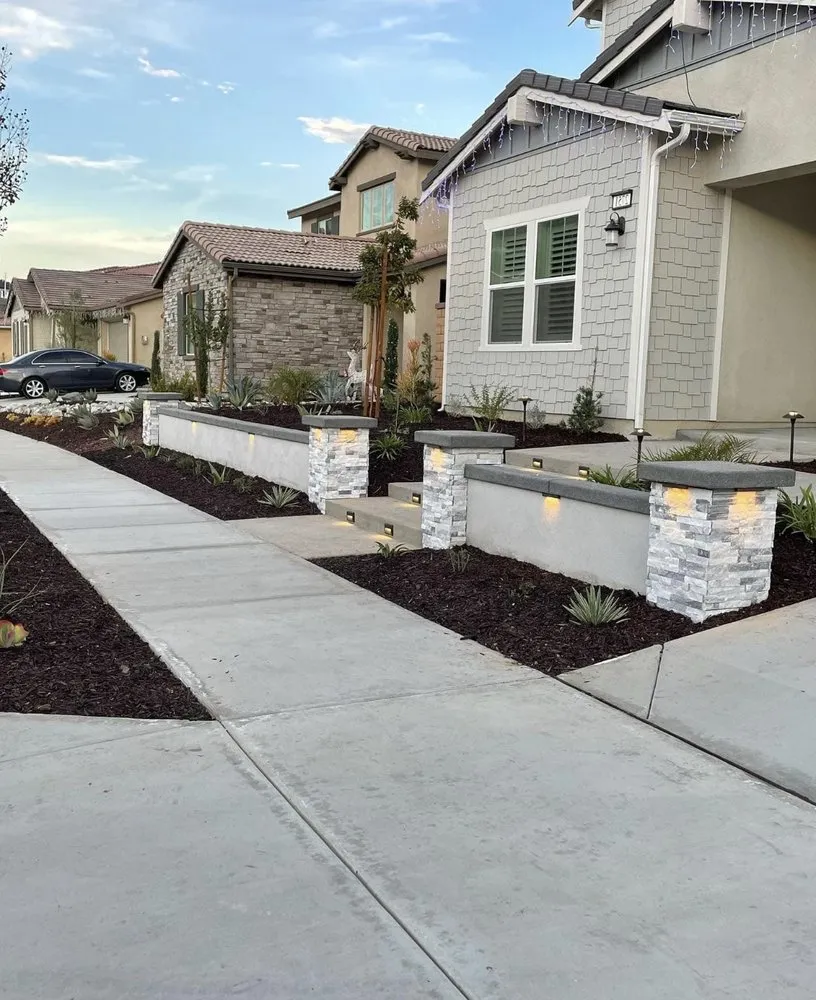 Top-rated lawn care service with custom design across Perris, CA - Baneberry Landscape Construction