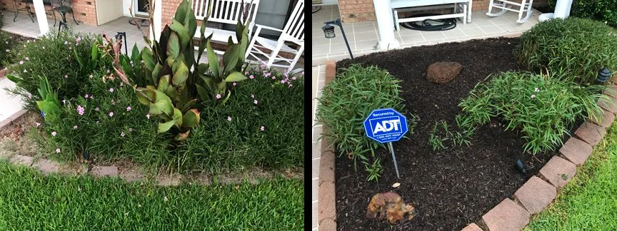 Professional landscaping services in Richardson, TX by Banita Creek Yard Care Services