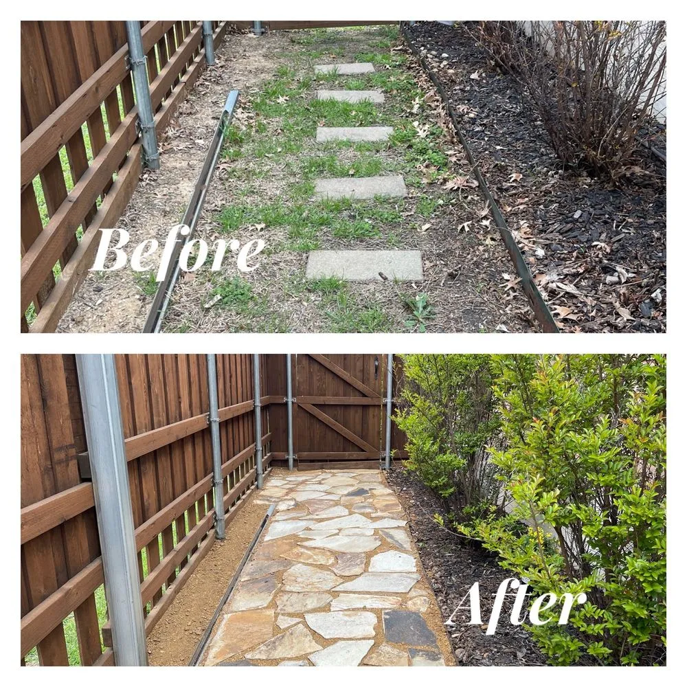 Local outdoor landscaping for year-round maintenance in Richardson, TX by Banita Creek Yard Care Services