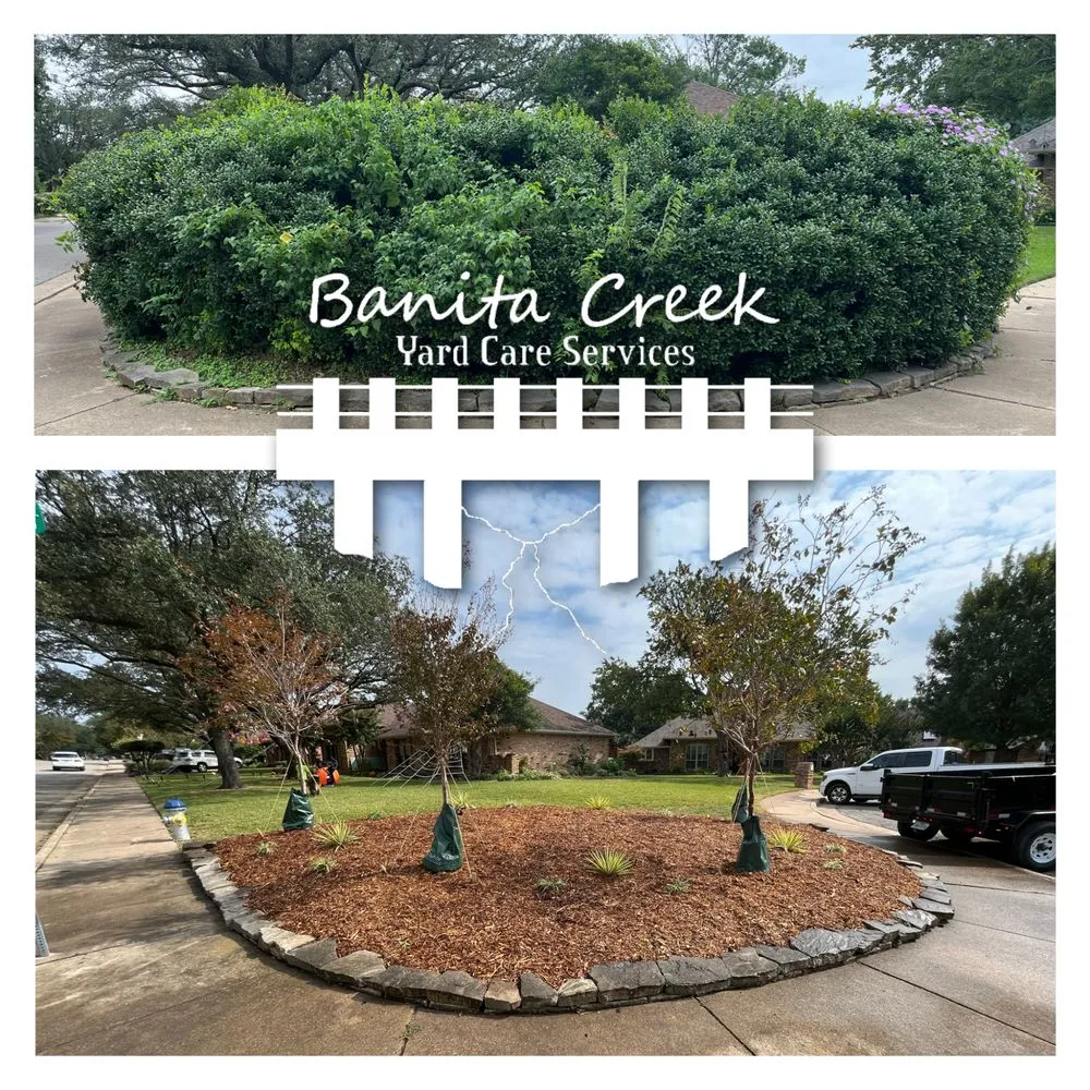 Trusted yard maintenance with custom design in Richardson, TX by Banita Creek Yard Care Services