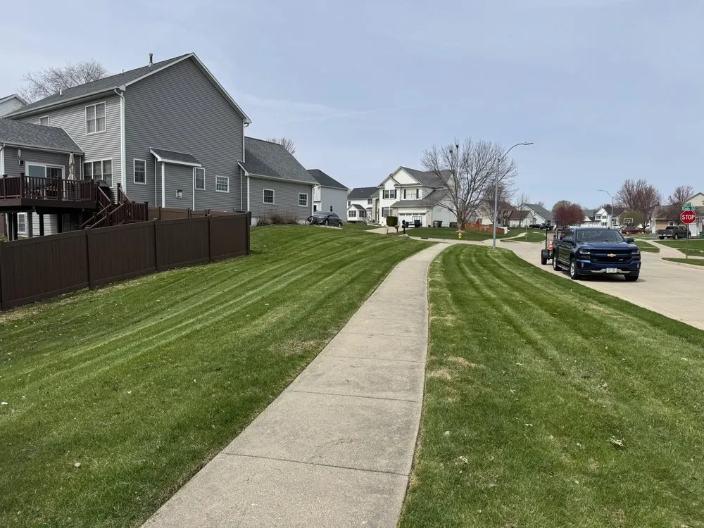 Local lawn care service with custom design in Grimes, IA by Banta's Quality Lawn Care