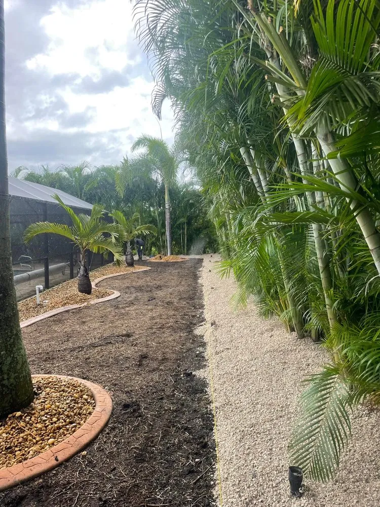 Custom yard cleanup service for residential properties in North Fort Myers, FL by Banyan Landscaping & Tree Services