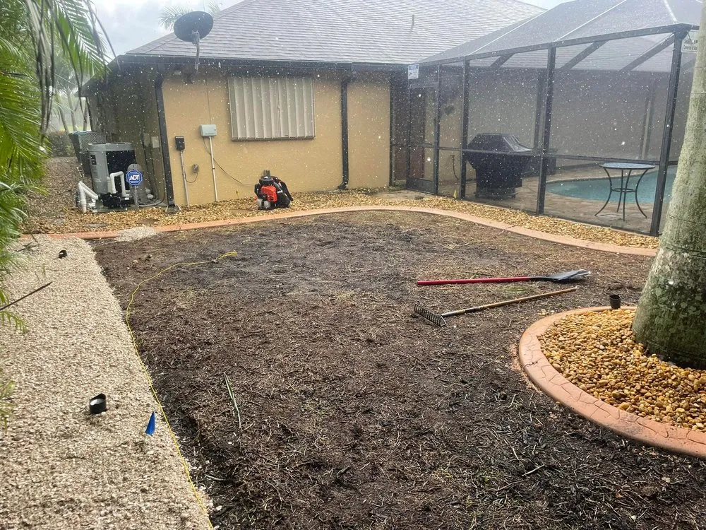 Custom lawn care service for outdoor upgrades in North Fort Myers, FL by Banyan Landscaping & Tree Services