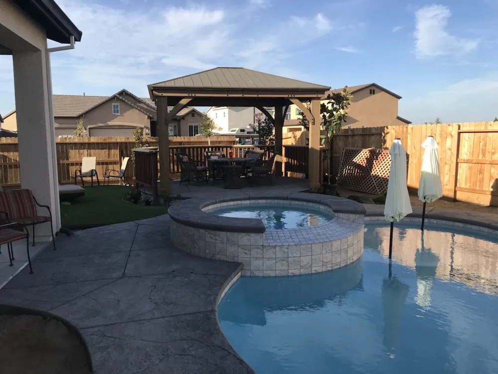 Reliable lawn mowing service with custom design in Stockton, CA by Barajas Gardening & Concrete