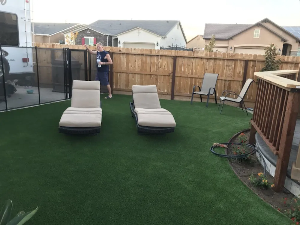 Custom lawn care service in Stockton, CA by Barajas Gardening & Concrete