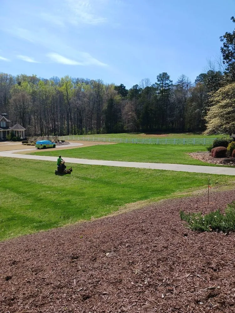 Custom lawn mowing service in Kings Mountain, NC by Barber Lawn Service