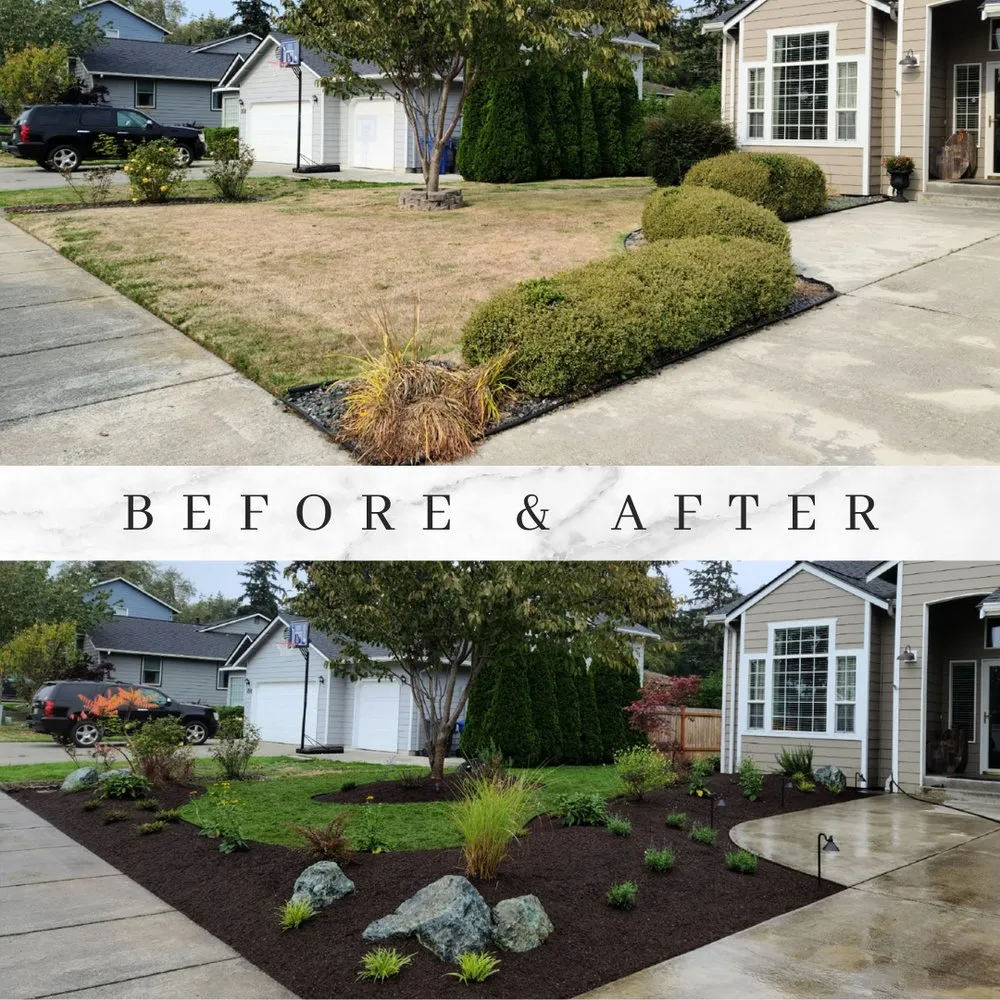 Custom outdoor landscaping for beautiful yards in Shoreline, WA by Barbosa Landscaping