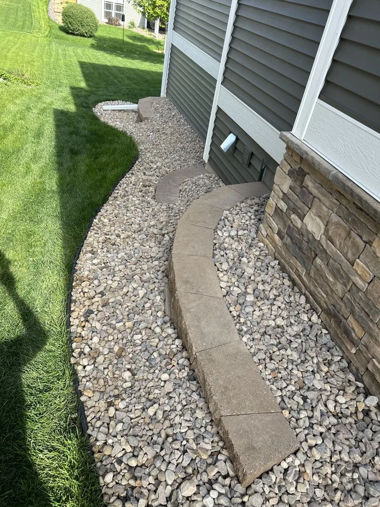 Professional garden landscaping with custom design in Cross Plains, WI by Bare