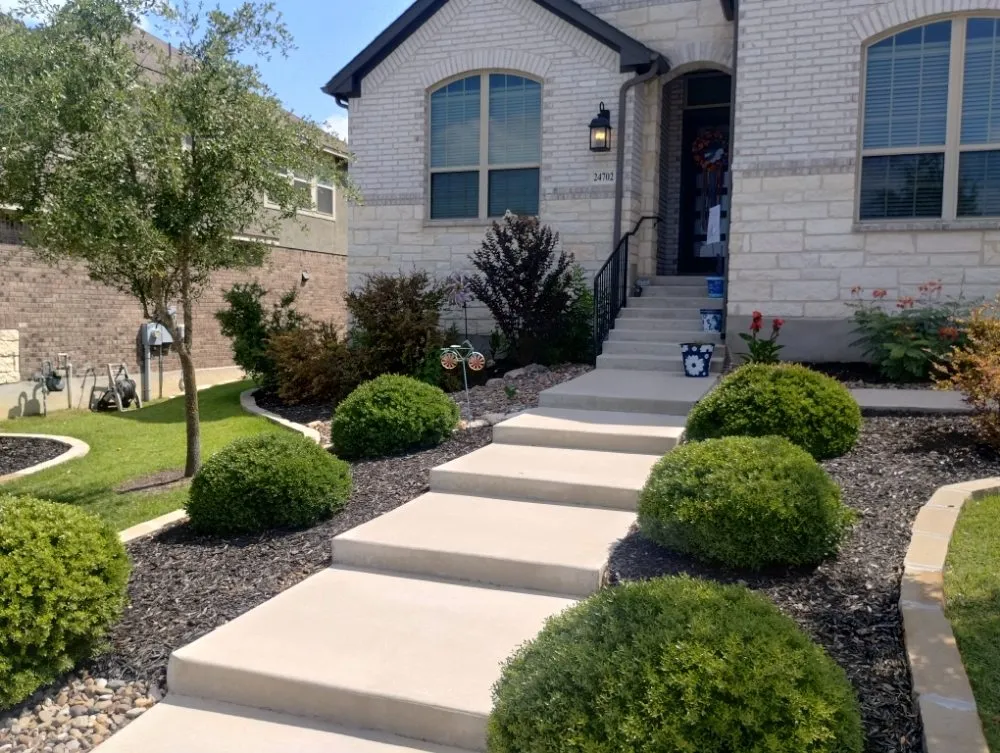 Professional residential landscaping for homes across San Antonio, TX - Barefoot Genius Landscape