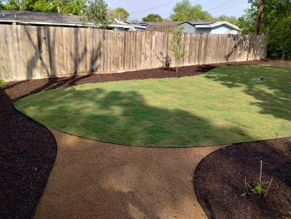 Trusted lawn mowing service for year-round maintenance in San Antonio, TX by Barefoot Genius Landscape