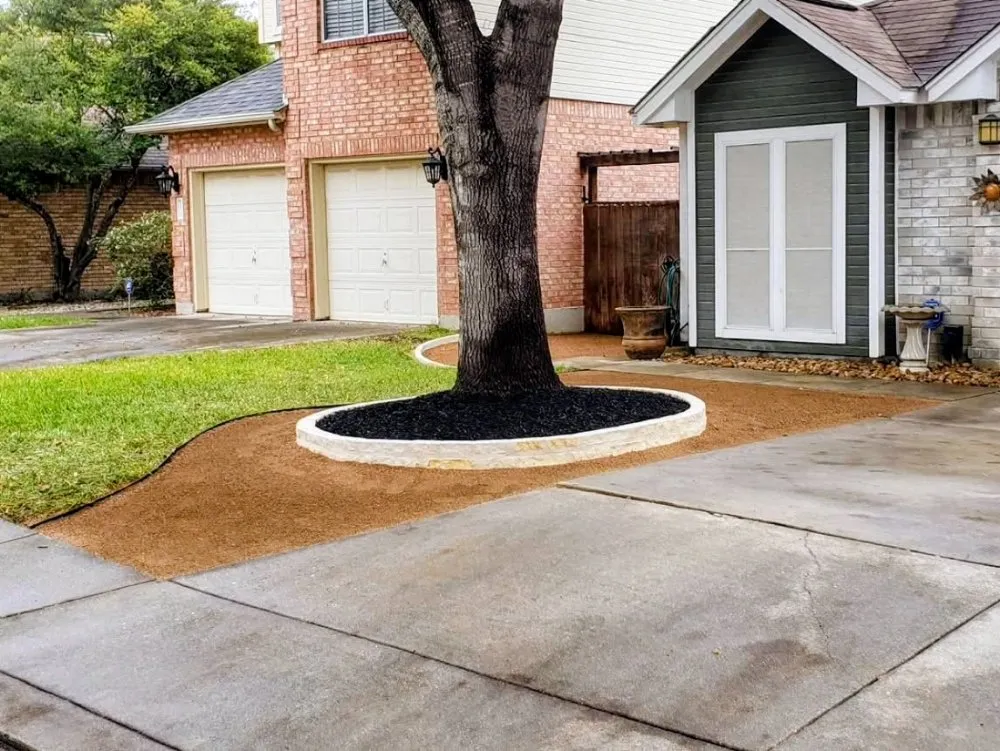 Top-rated yard cleanup service in San Antonio, TX by Barefoot Genius Landscape