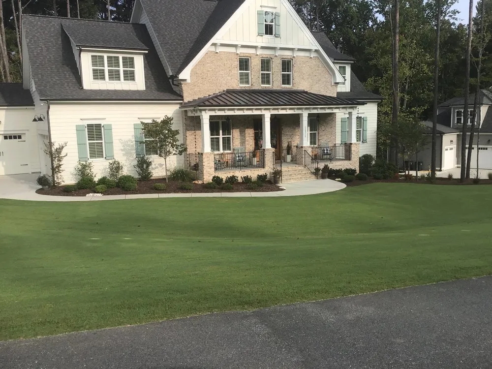 Professional outdoor landscaping in Shallotte, NC by Barefoot Lawn Care