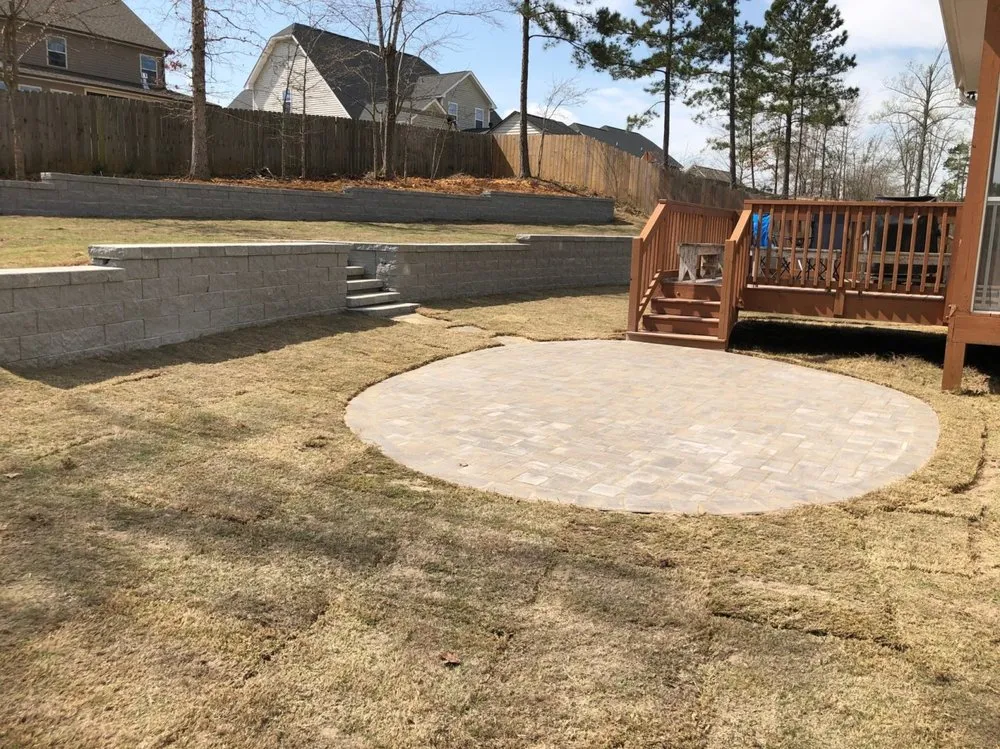 Custom garden landscaping in Smithfield, NC - Barefoot Lawn Care
