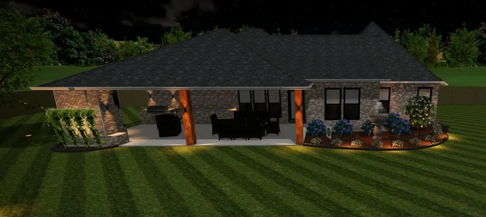 Expert garden landscaping in Shreveport, LA - Barefoot Lawns & Lights