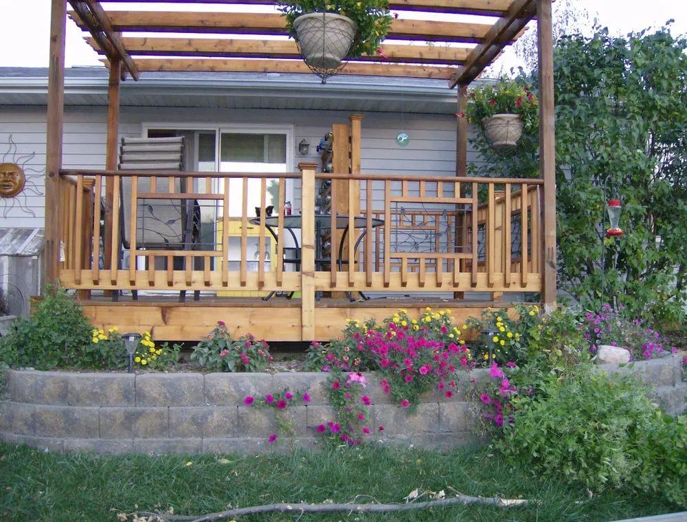 Expert yard cleanup service with custom design in North Liberty, IA by Barefoot Living Spaces