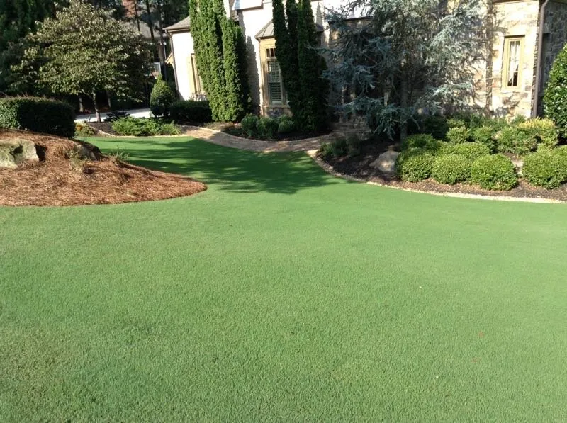 Professional yard maintenance for outdoor upgrades in Cumming, GA by Barefoot Organics