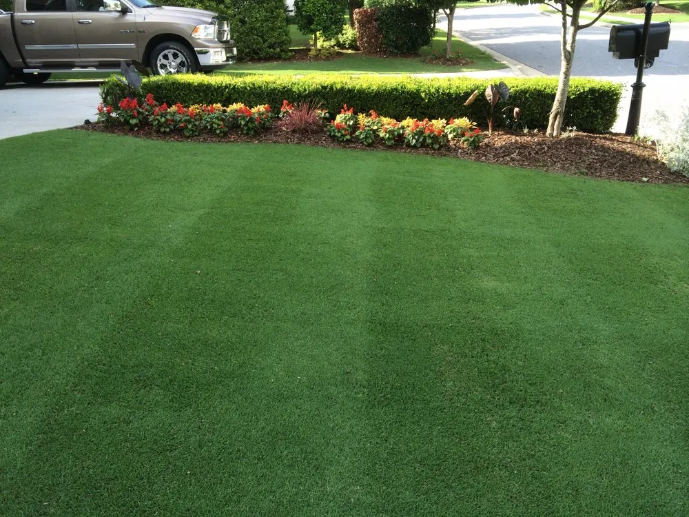 Custom outdoor landscaping for year-round maintenance across Cumming, GA - Barefoot Organics