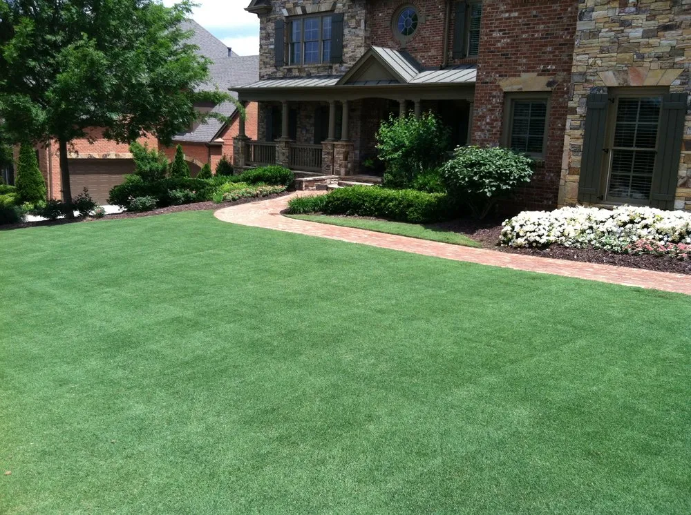 Custom landscaping services for homes across Cumming, GA - Barefoot Organics