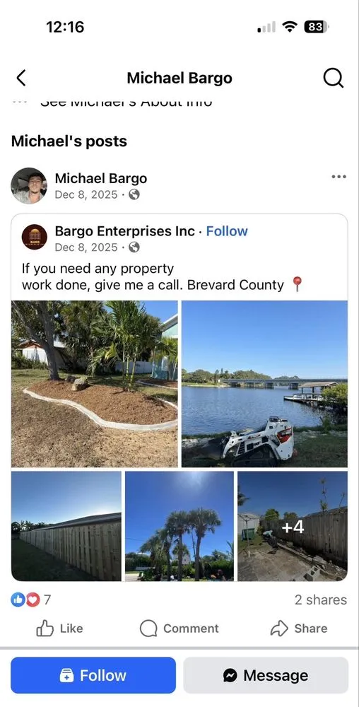 Professional lawn care service for year-round maintenance in Satellite Beach, FL by Bargo Enterprises