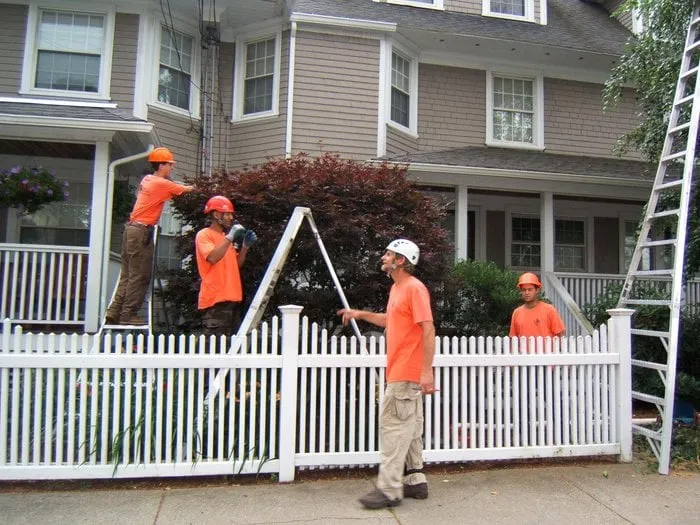 Trusted landscaping services with custom design in Westwood, MA by Bark Busters Tree Service