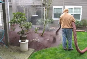 Custom lawn mowing service near you across Woodinville, WA - Bark King Blower Truck Service