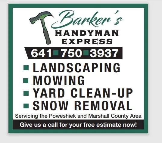 Expert outdoor landscaping in Gilman, IA - Barkers Handyman Express