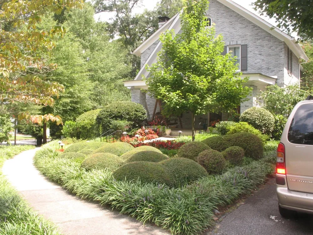 Expert outdoor landscaping for residential properties in Decatur, GA by Barnaby's Green Thumb
