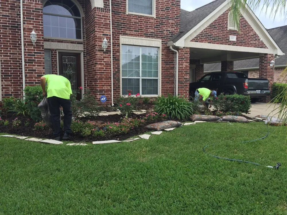 Local landscape installation in Missouri City, TX - Barnes Landscape