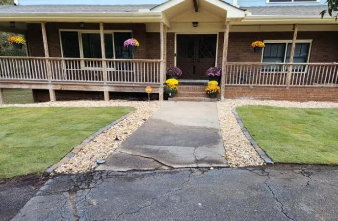 Custom garden landscaping for beautiful yards across Jefferson, GA - Barnes Landscape Professionals