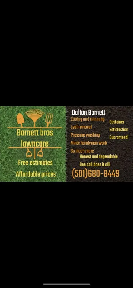 Top-rated yard maintenance in Bigelow, AR by Barnett Bros Lawn Care