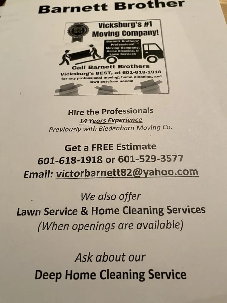 Top-rated yard cleanup service experts serving Vicksburg, MS - Barnett Brothers Professional Movers