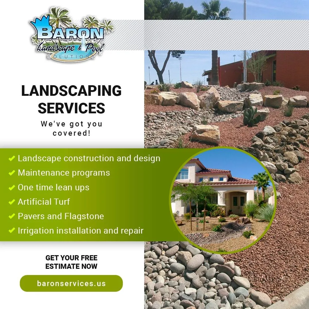 Local garden landscaping in Fort Mohave, AZ by Baron Services