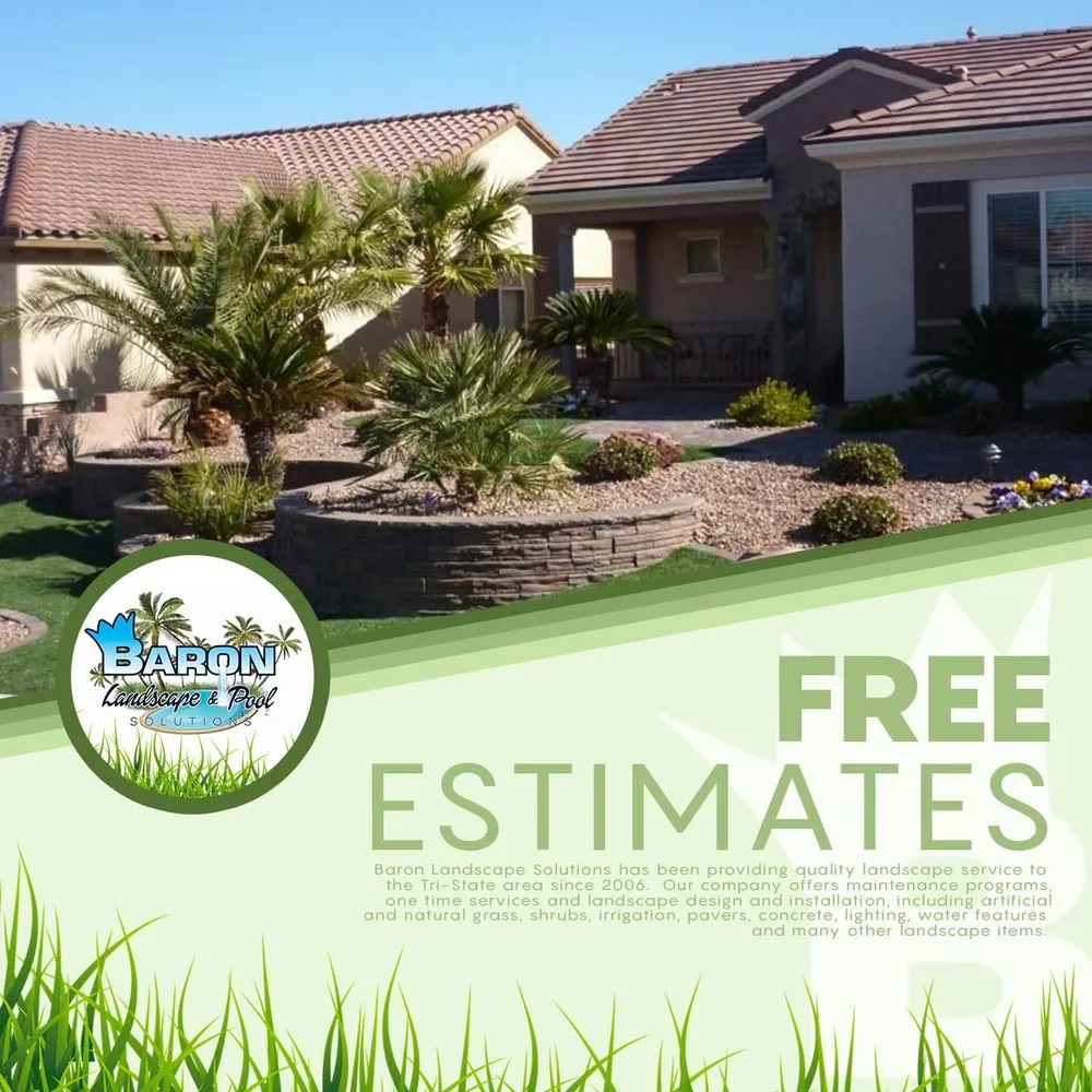 Trusted landscape design for residential properties in Fort Mohave, AZ by Baron Services
