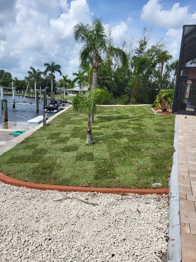 Reliable landscape installation for homes in Punta Gorda, FL by Barracuda Tree & Landscape