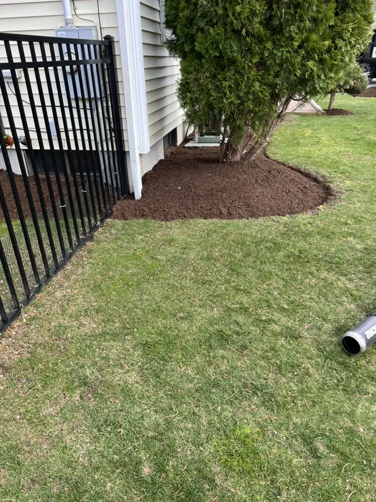Custom landscape installation for homes in Middletown, RI by Barrera Landscaping