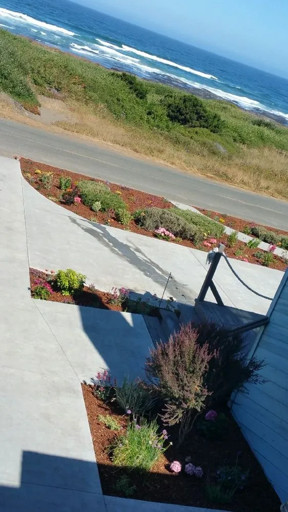 Top-rated garden landscaping for year-round maintenance in Fort Bragg, CA by Barrera's Ocean Front Lawn Care & Landscaping
