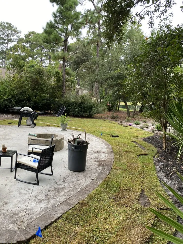 Custom landscape design for outdoor upgrades in Ridgeland, SC by Barrientos Landscaping
