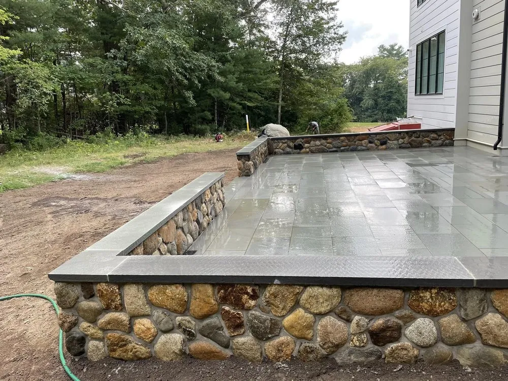 Expert lawn care service in Holliston, MA by Barrios Landscaping