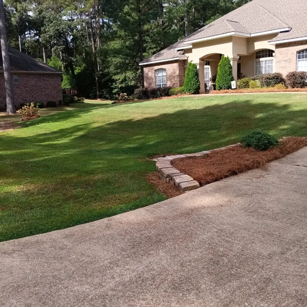 Custom garden landscaping for residential properties across Columbia, MS - Barris Quality Landscaping