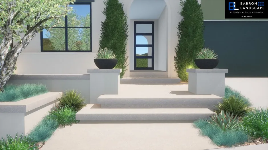 Custom yard cleanup service for homes in Escondido, CA by Barron Landscape