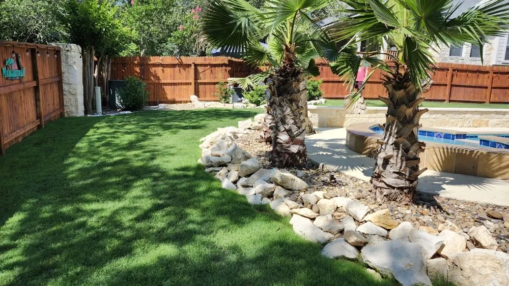 Custom outdoor landscaping in San Antonio, TX - Barron Landscaping Service