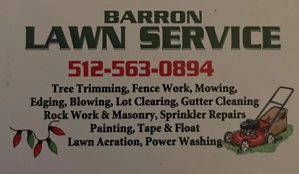 Barron Lawn Service Logo