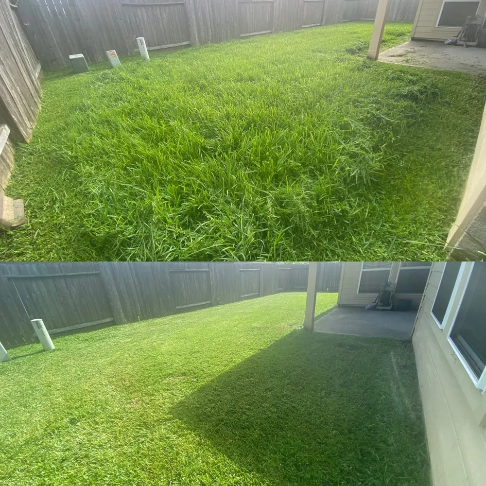 Custom landscape installation for beautiful yards in Humble, TX by Barron’s Landscape