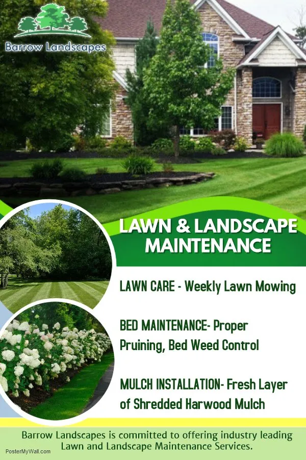 Top-rated landscape installation in Washington, IL by Barrow Landscapes