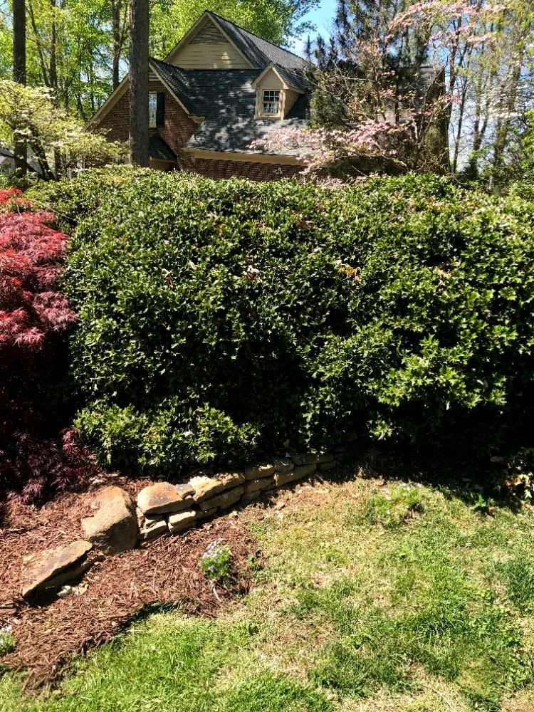 Professional garden landscaping for year-round maintenance in Greensboro, NC by Barry Bridges's Lawncare