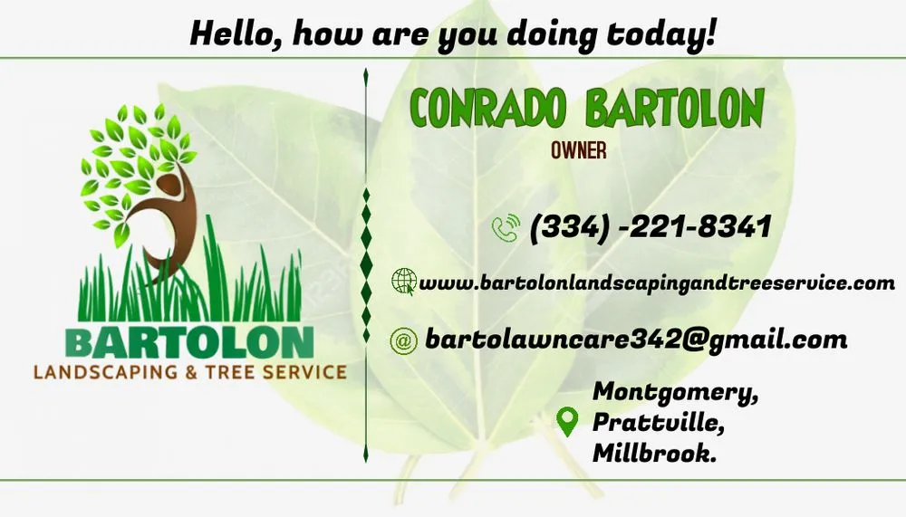 Custom lawn care service in Montgomery, AL by Bartolon Landscaping & Tree Service