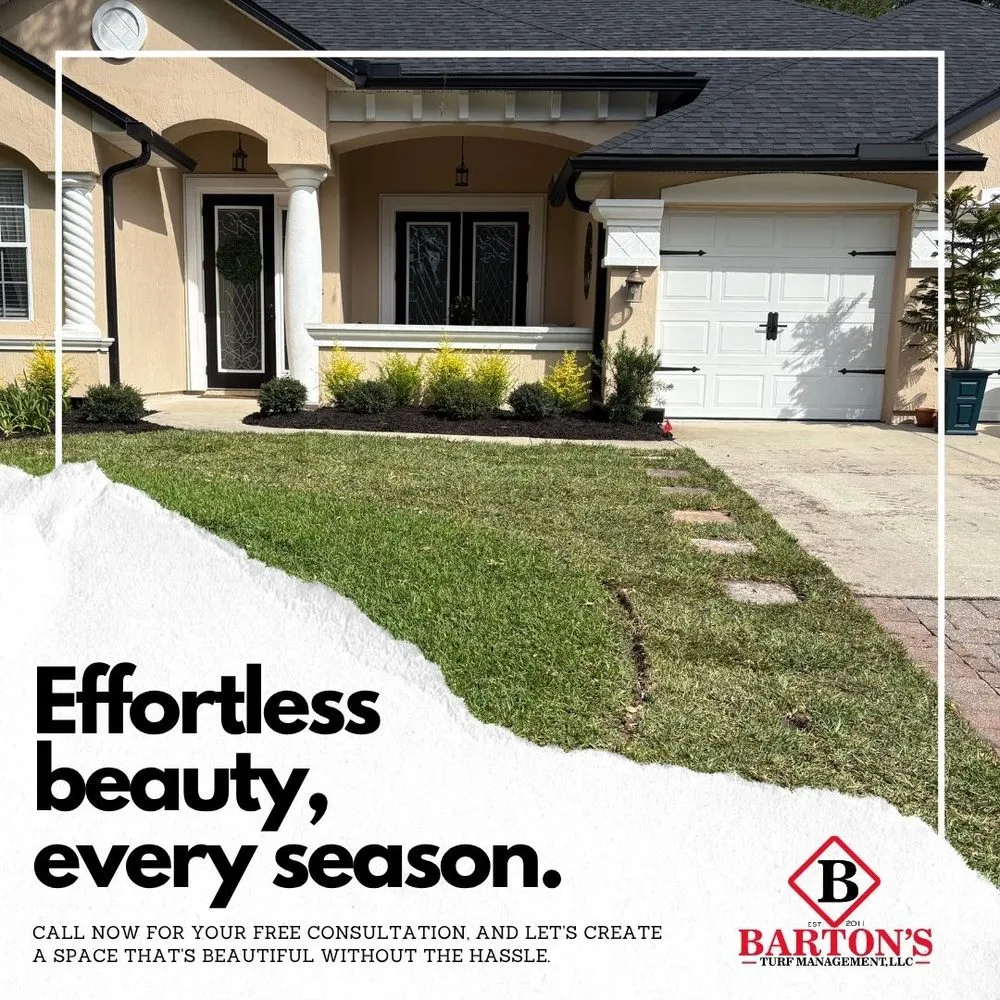 Affordable outdoor landscaping in Green Cove Springs, FL - Barton's Turf Management