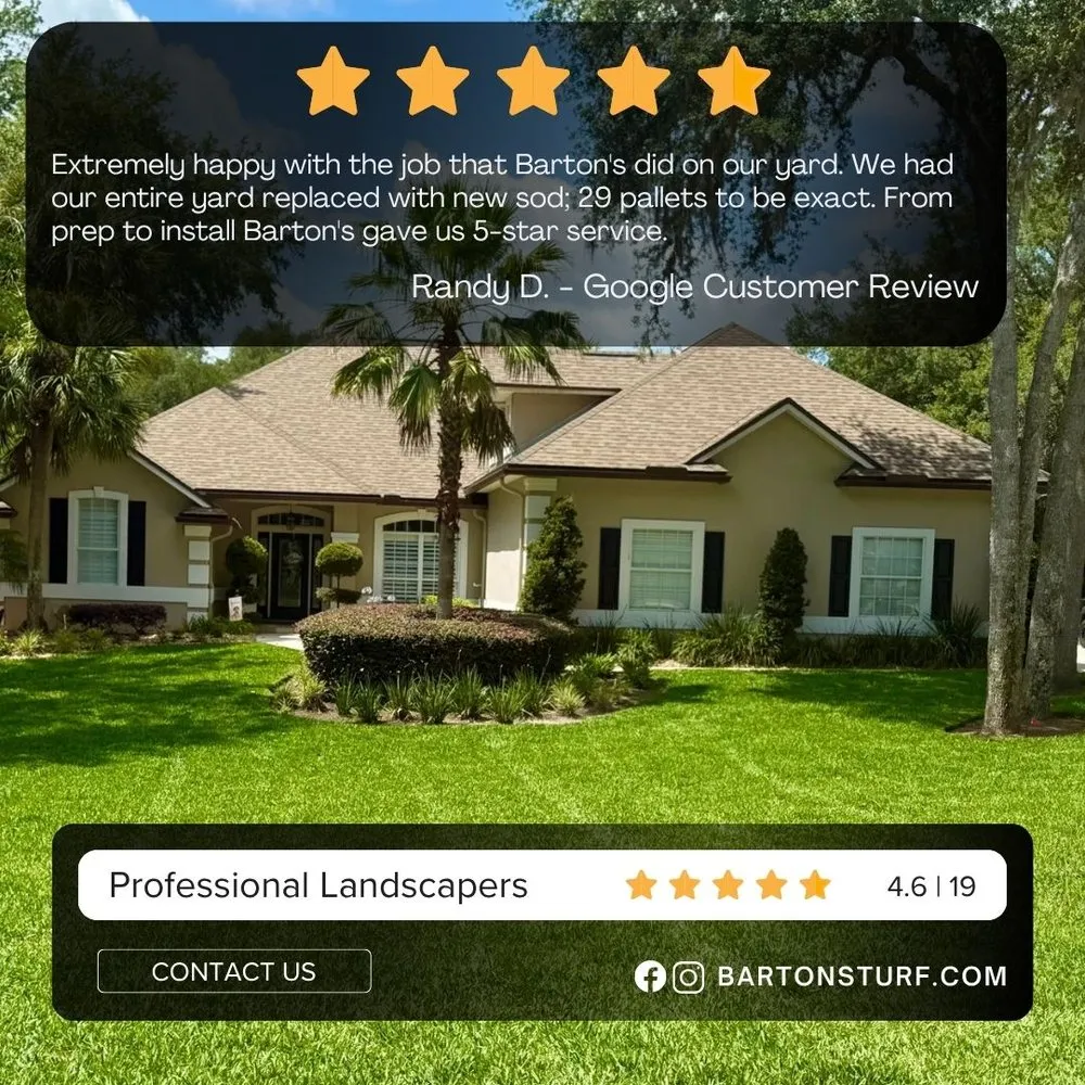 Expert landscape installation for outdoor upgrades across Green Cove Springs, FL - Barton's Turf Management
