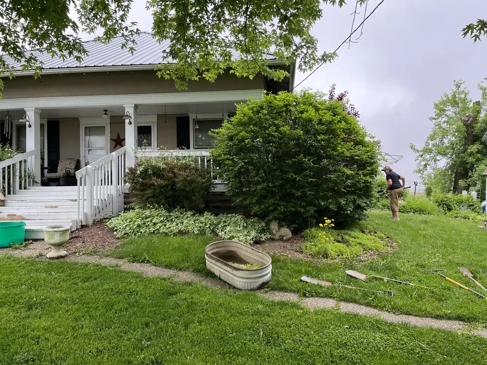 Trusted yard cleanup service for residential properties across Greensburg, IN - BarW mowing and landscape